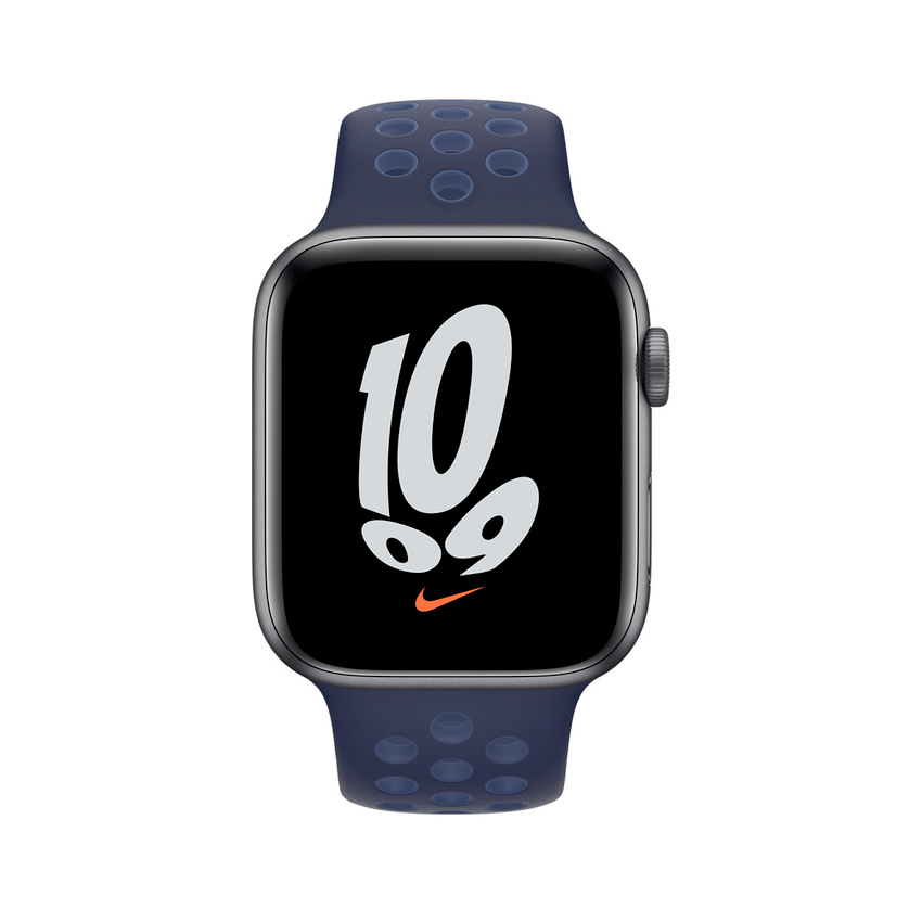 Apple Watch pasek sportowy Nike w kolorze Midnight Navy/Mystic Navy do koperty 42/44/45 mm