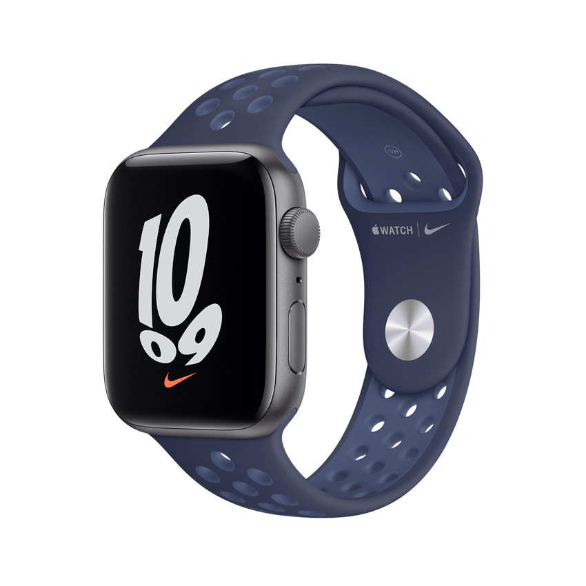 Apple Watch pasek sportowy Nike w kolorze Midnight Navy/Mystic Navy do koperty 42/44/45 mm