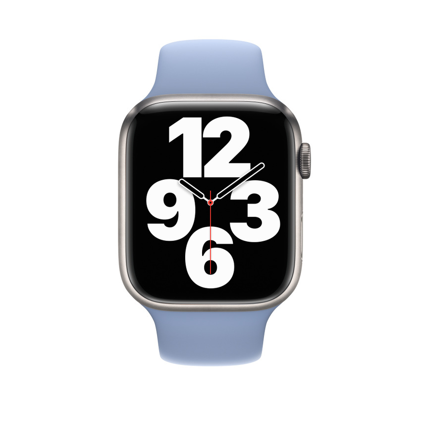 Apple Watch pasek sportowy w kolorze niebieskiej mgły do koperty 42/44/45 mm