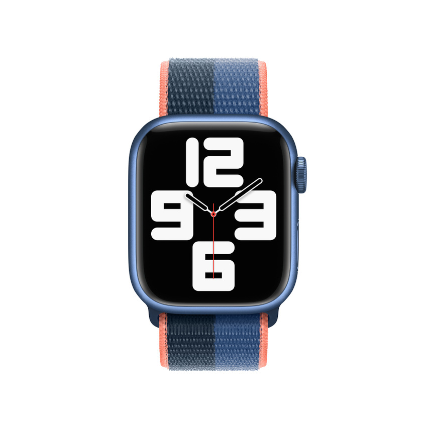 Apple Watch opaska sportowa w kolorze zielonomodry/błękitna toń do koperty 38/40/41 mm