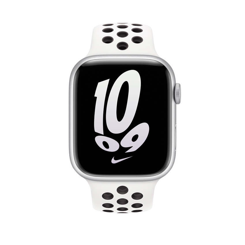 Zdjęcie do “Apple 45mm Summit White/Black Nike Sport Band”.