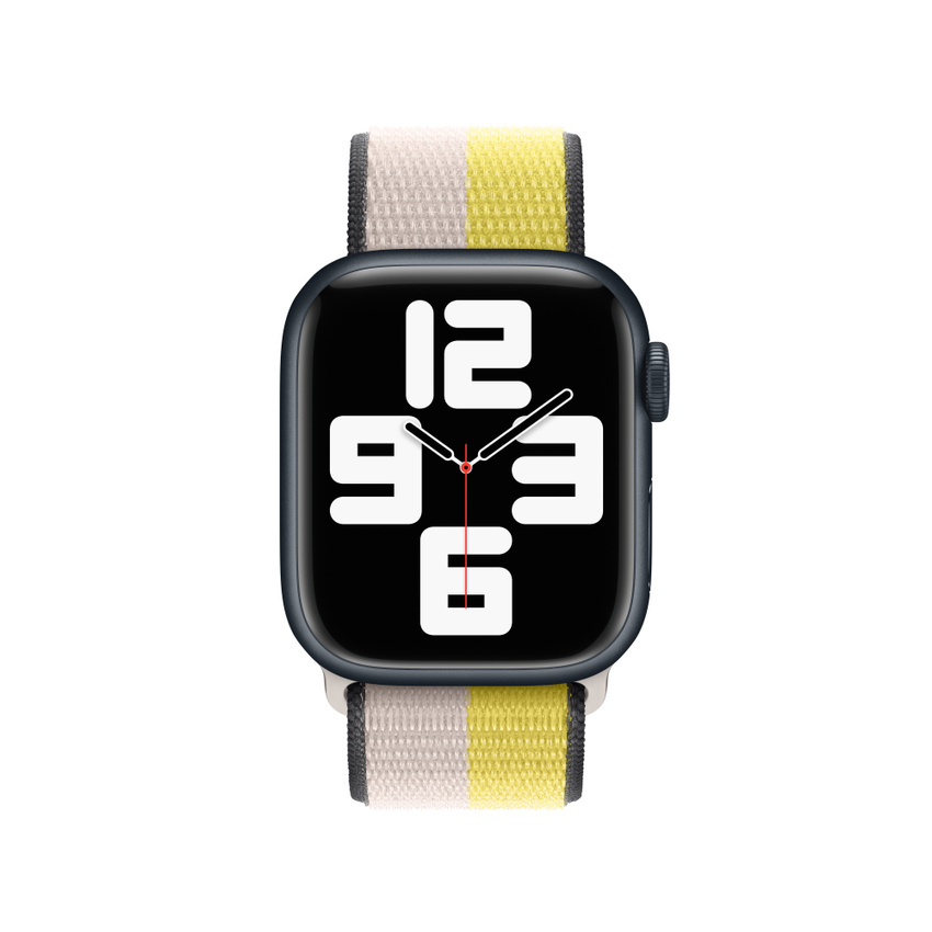 Apple Watch opaska sportowa w kolorze mlecznej owsianki/skórki cytryny do koperty 38/40/41 mm