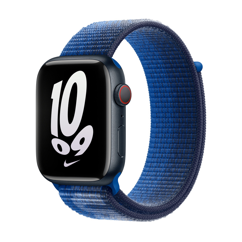 Apple opaska sportowa Nike w kolorze Game Royal/Midnight Navy do koperty 42/44/45 mm