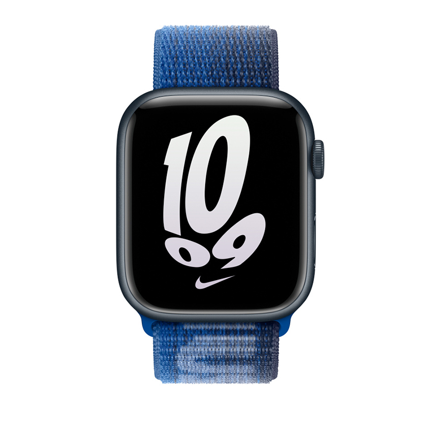 Apple opaska sportowa Nike w kolorze Game Royal/Midnight Navy do koperty 42/44/45 mm