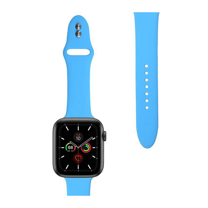 Crong Liquid pasek Apple Watch 42/44/45 mm (niebieski)
