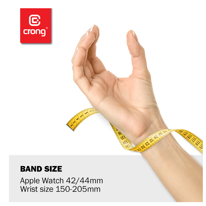 Crong Liquid pasek Apple Watch 42/44/45 mm (niebieski)