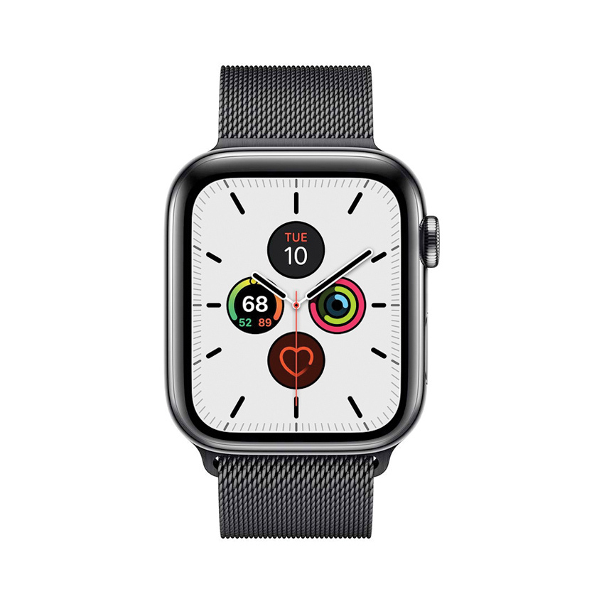 Zdjęcie do “Crong Milano Steel Black - pasek Apple Watch 38/40/41mm”.