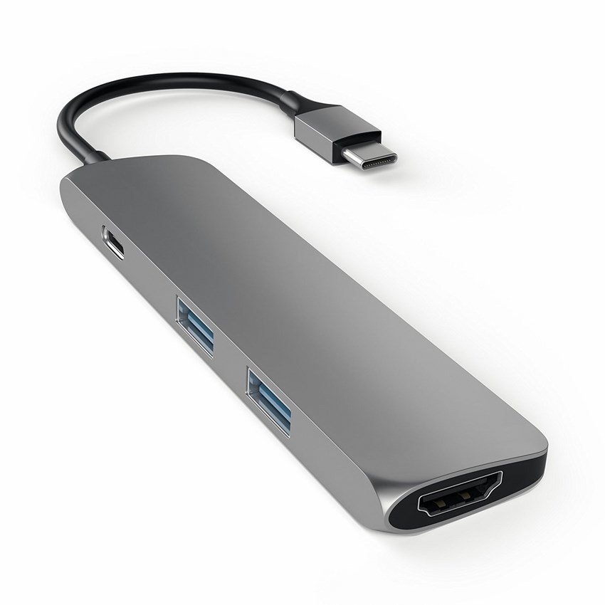 Satechi hub USB-C/2xUSB 3.0/HDMI/Power Delivery (gwiezdna szarość)