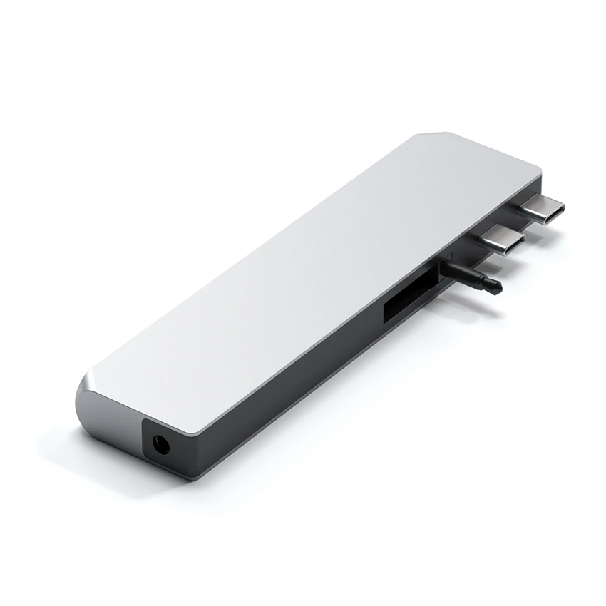 Satechi Pro Hub Max do MBP 2021 USB-C PD/HDMI/Ethernet/USB-A/czytnik kart SD/jack 3.5 mm (srebrny)