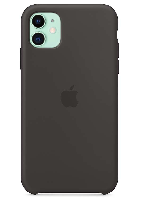 Apple Silicone Case etui do iPhone 11 (czarny)