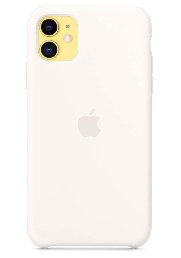 Apple Silicone Case etui do iPhone 11 (biały)