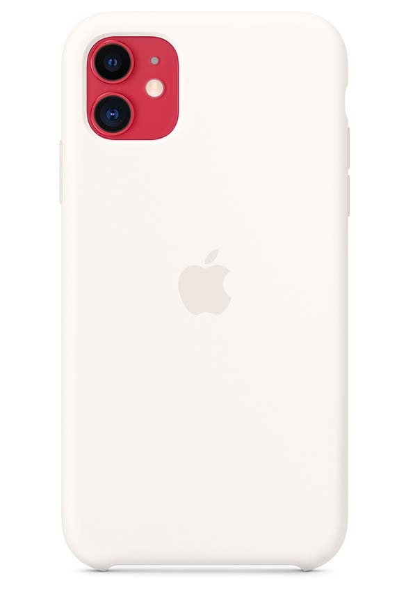 Apple silikonowe etui do iPhone 11 bia e