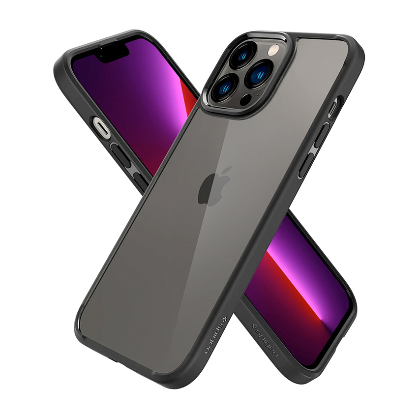 Spigen Ultra Hybrid etui do iPhone 13 Pro Max (czarny mat)