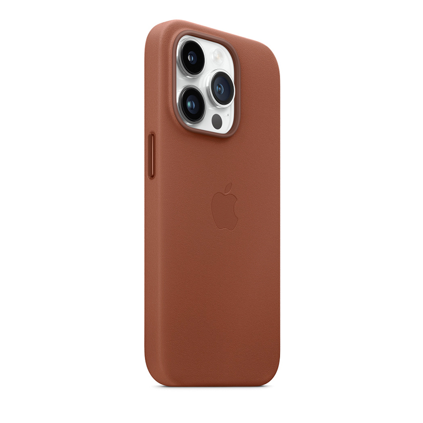 Apple Leather Case etui z MagSafe do iPhone 14 Pro (umbra)