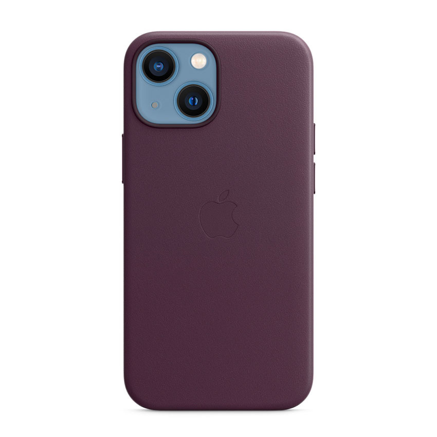 Apple Leather Case etui z MagSafe do iPhone 13 mini (ciemna wiśnia)