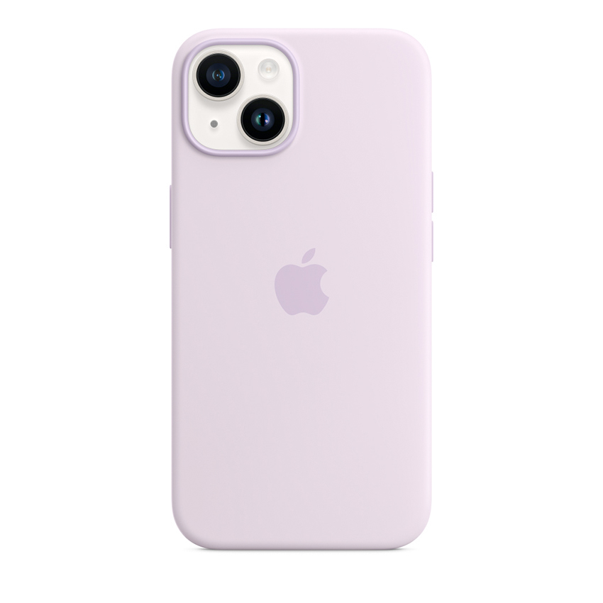 Apple Silicone Case etui z MagSafe do iPhone 14 (liliowy)