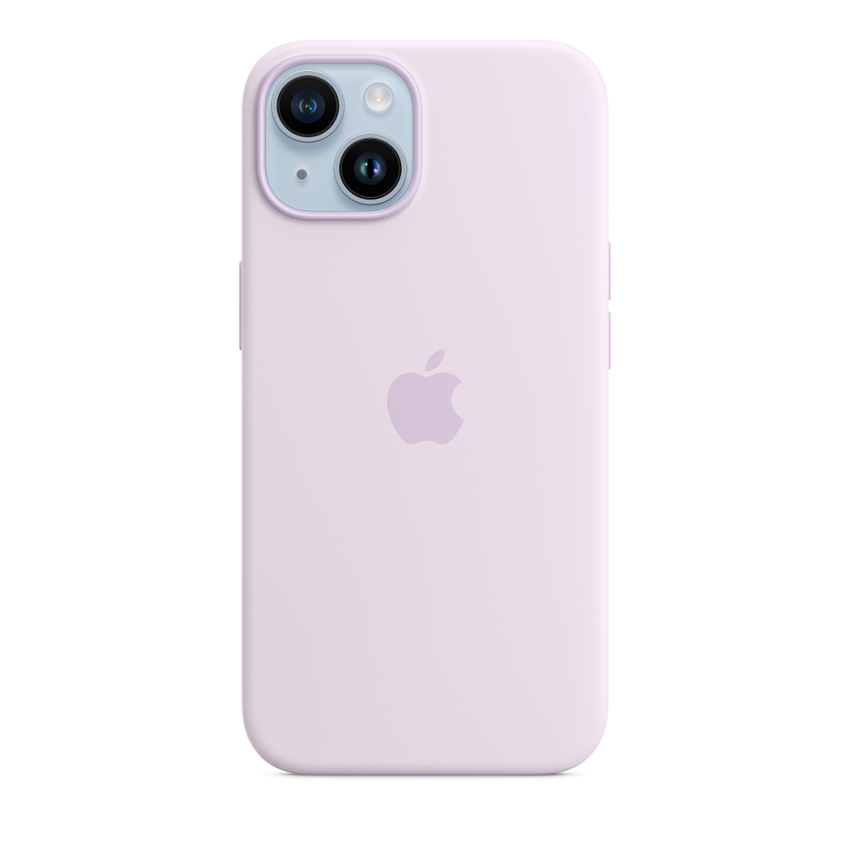 Apple Silicone Case etui z MagSafe do iPhone 14 (liliowy)