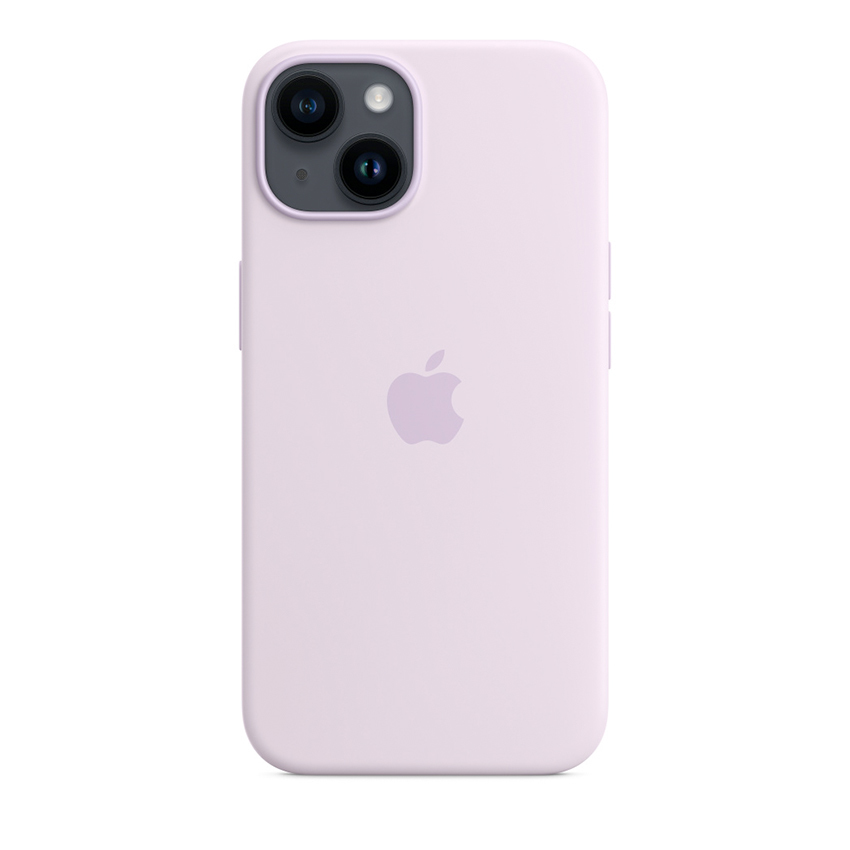 Apple Silicone Case etui z MagSafe do iPhone 14 (liliowy)