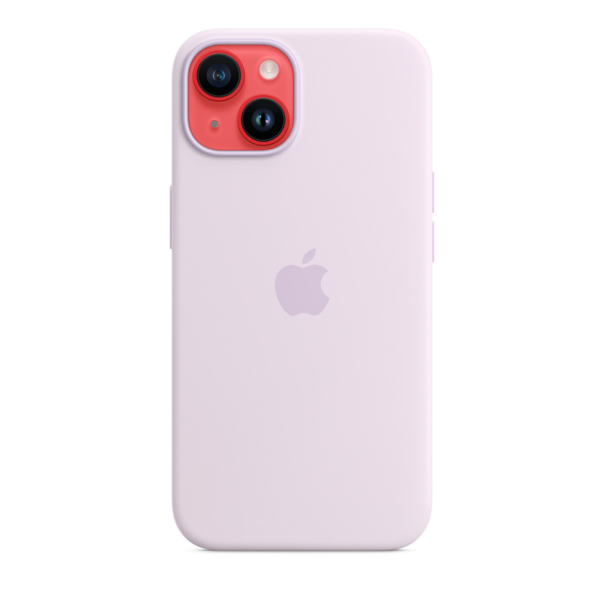 Apple Silicone Case etui z MagSafe do iPhone 14 (liliowy)