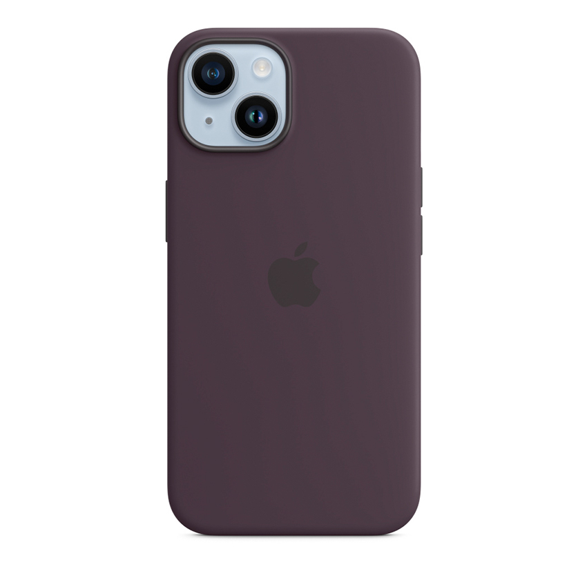 Apple Silicone Case etui z MagSafe do iPhone 14 (jagodowy)