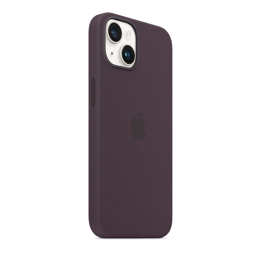 Apple Silicone Case etui z MagSafe do iPhone 14 (jagodowy)