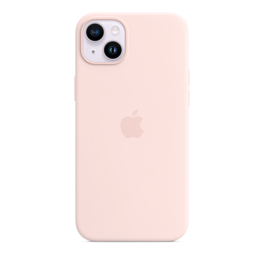 Apple Silicone Case etui z MagSafe do iPhone 14 Plus (kredowy róż)