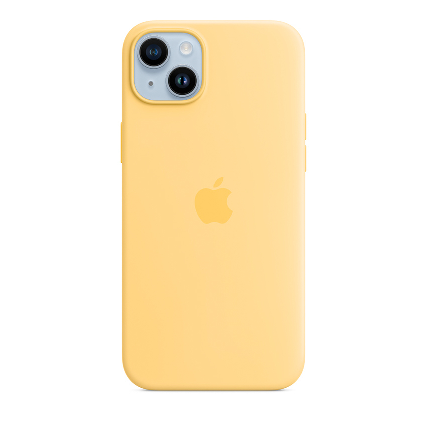 Apple Silicone Case etui z MagSafe do iPhone 14 Plus (bladożółty)