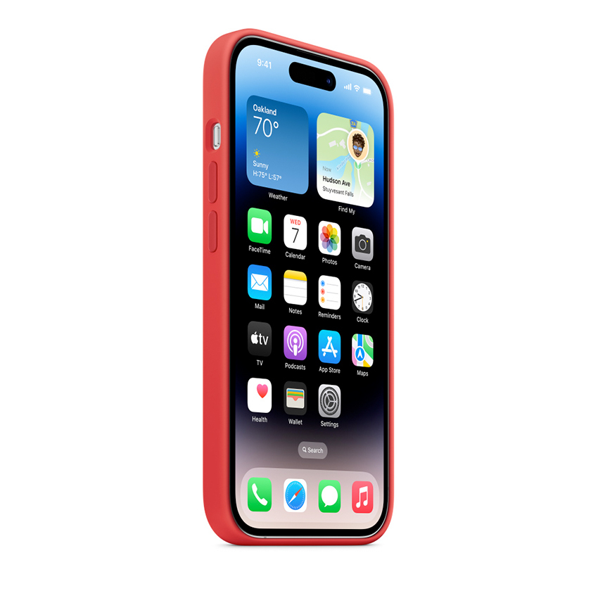 Apple Silicone Case etui z MagSafe do iPhone 14 Pro (PRODUCT)RED