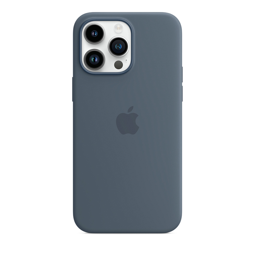 Apple Silicone Case etui z MagSafe do iPhone 14 Pro Max (sztormowy błękit)