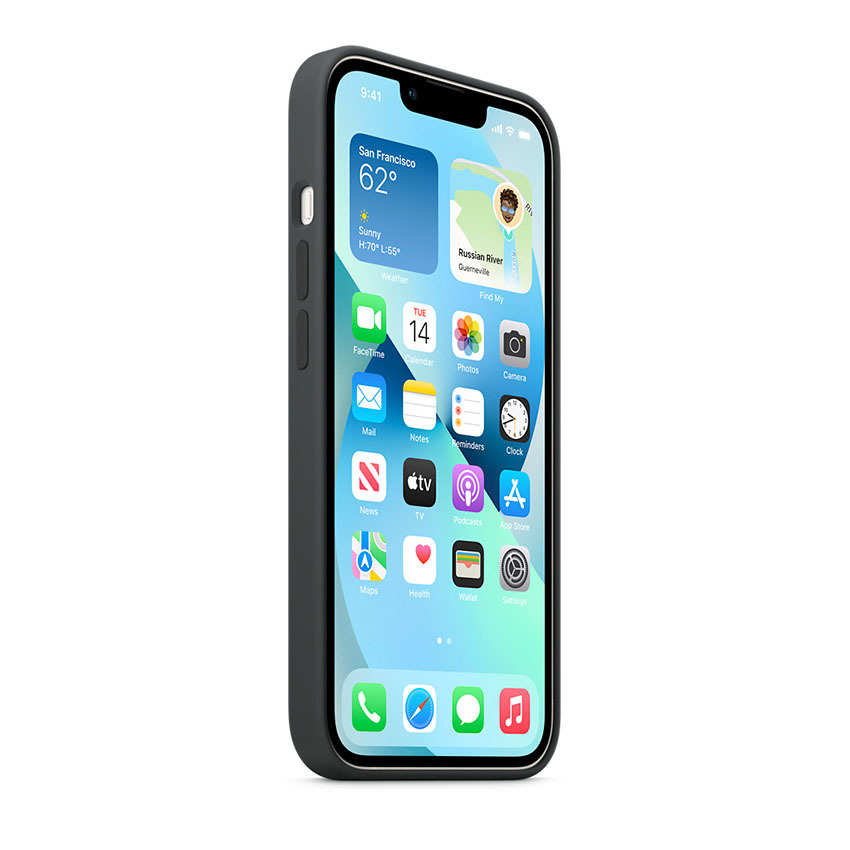 Apple iPhone 13 Silicone Case with MagSafe – Midnight