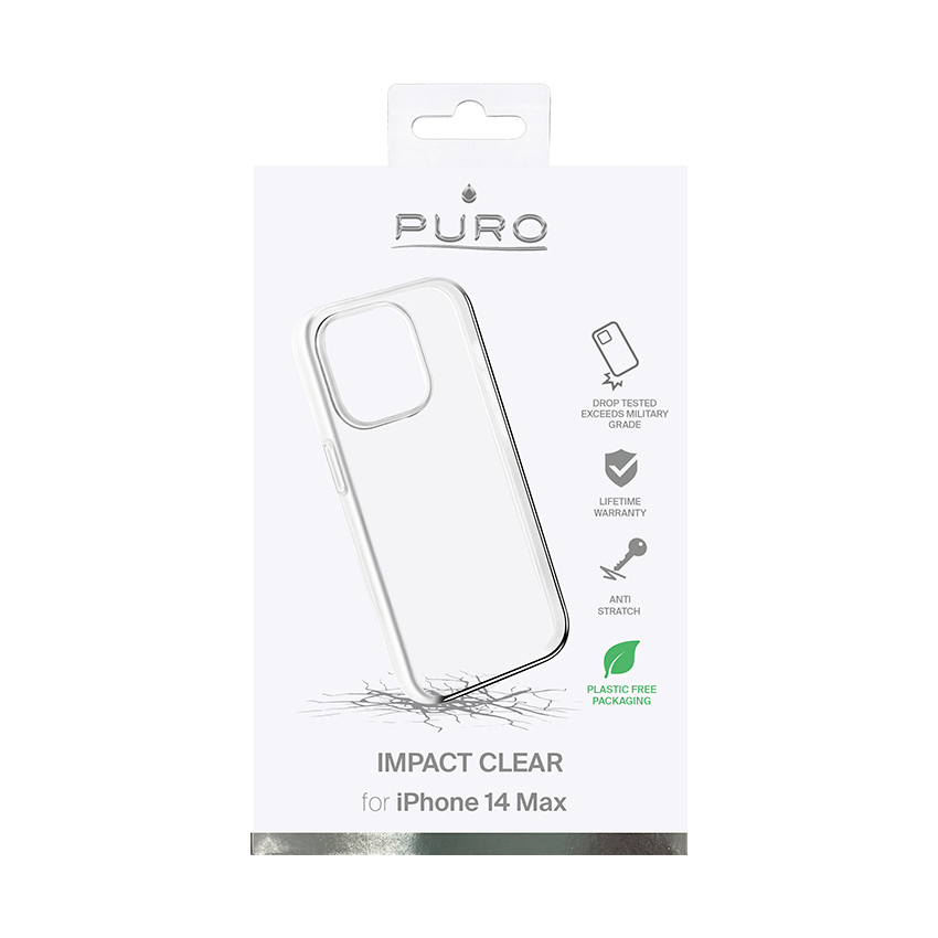 PURO Impact Clear etui iPhone 14 Pro Max (przezroczysty)