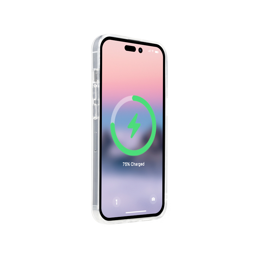 Crong Clear MAG Cover etui iPhone 14 Pro Max MagSafe (przezroczysty)