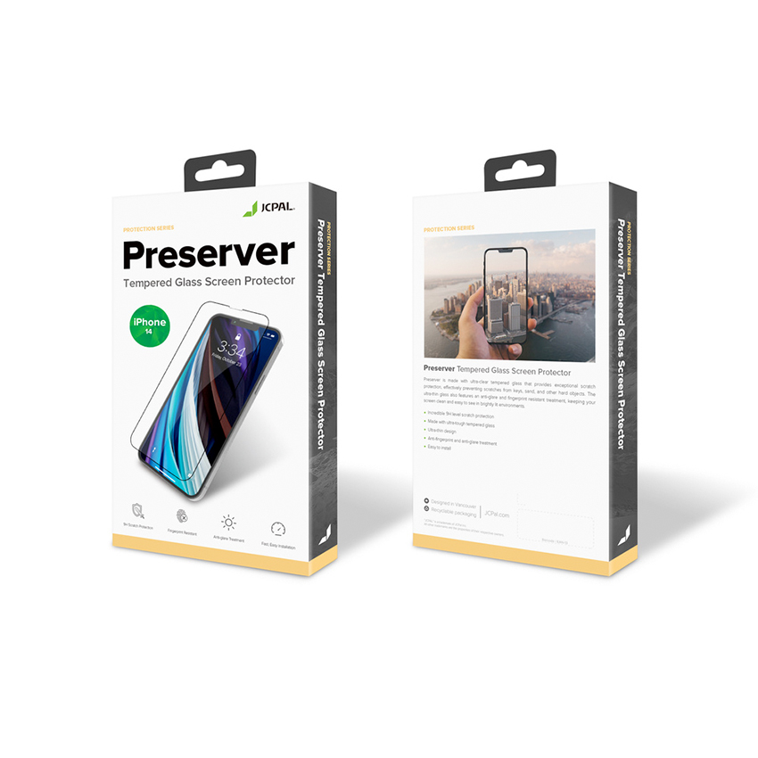 JCPAL Preserver Glass szkło ochronne hartowane do iPhone 14
