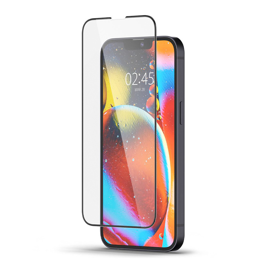Zdjęcie do “Spigen Glass FC - szkło ochronne iPhone 14 Plus / 13 Pro Max”.