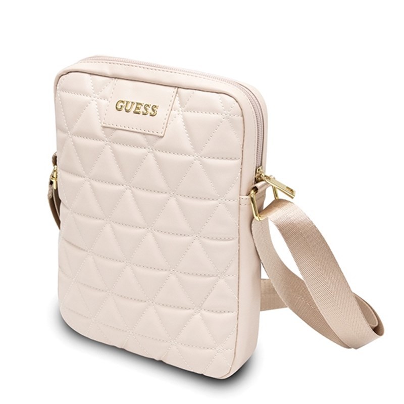 Zdjęcie do “Guess Quilted Tablet Bag różowy - torba 10"”.