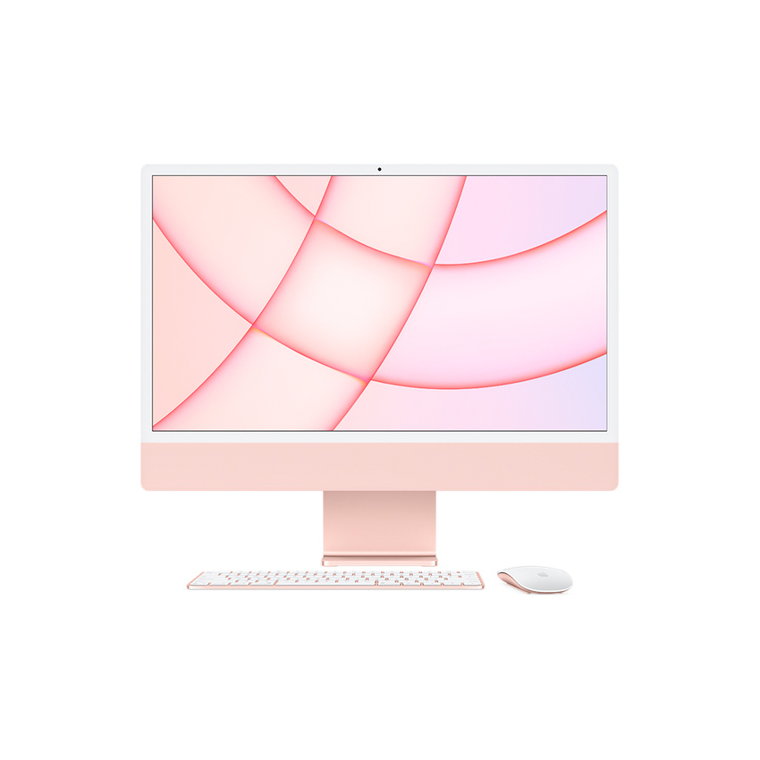 Apple iMac Retina 4,5K 24’’ M1/8GB/512GB SSD/GPU M1 (8 rdzeni) (różowy)