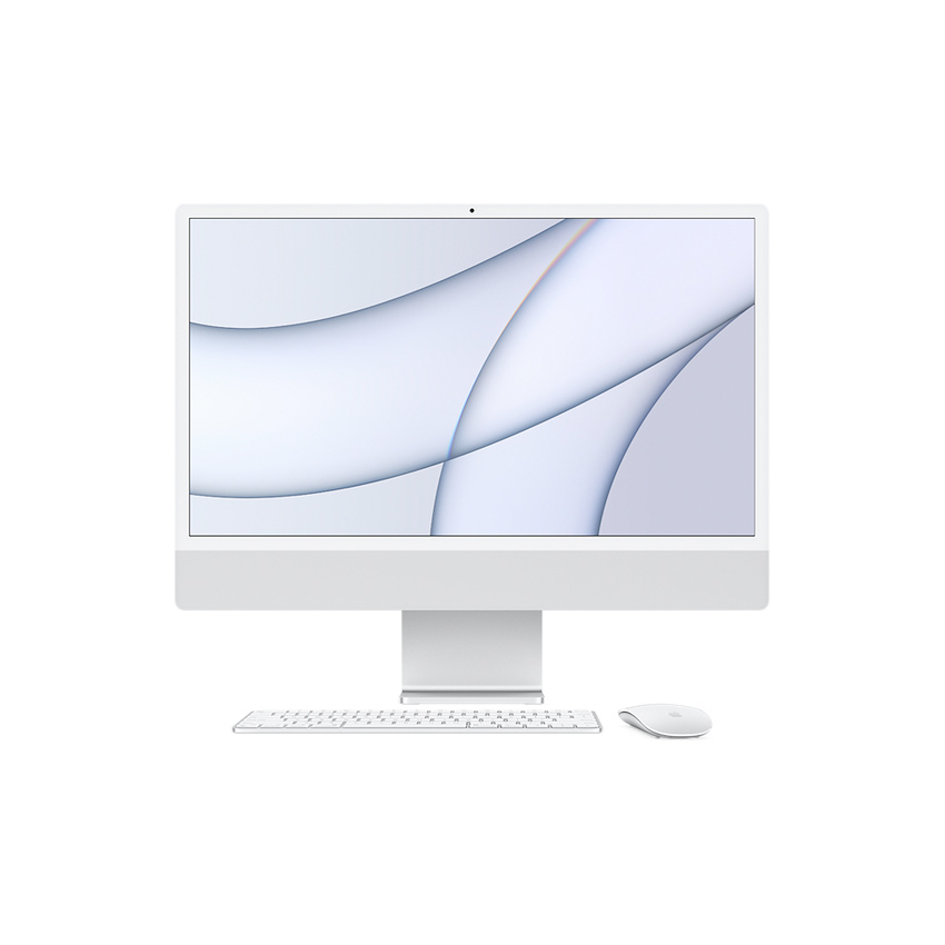Apple iMac Retina 4,5K 24’’ M1/8GB/512GB SSD/GPU M1 (8 rdzeni) (srebrny)