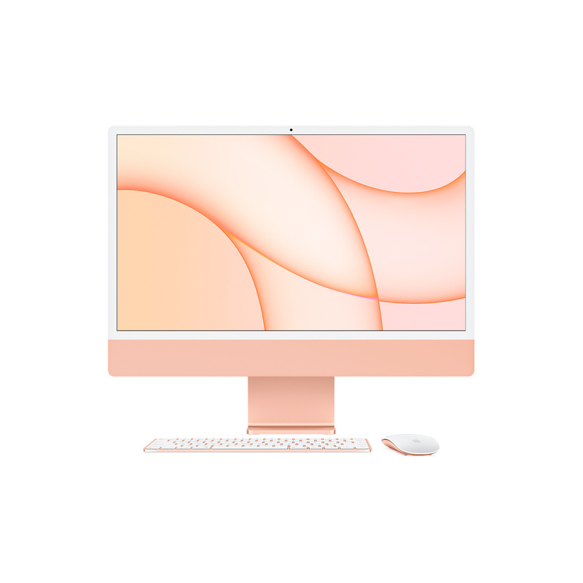 Apple iMac Retina 4,5K 24’’ M1/8GB/512GB SSD/GPU M1 (8 rdzeni) (pomarańczowy)