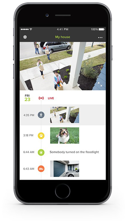 Netatmo Presence zewnętrzna kamera do monitoringu do iOS