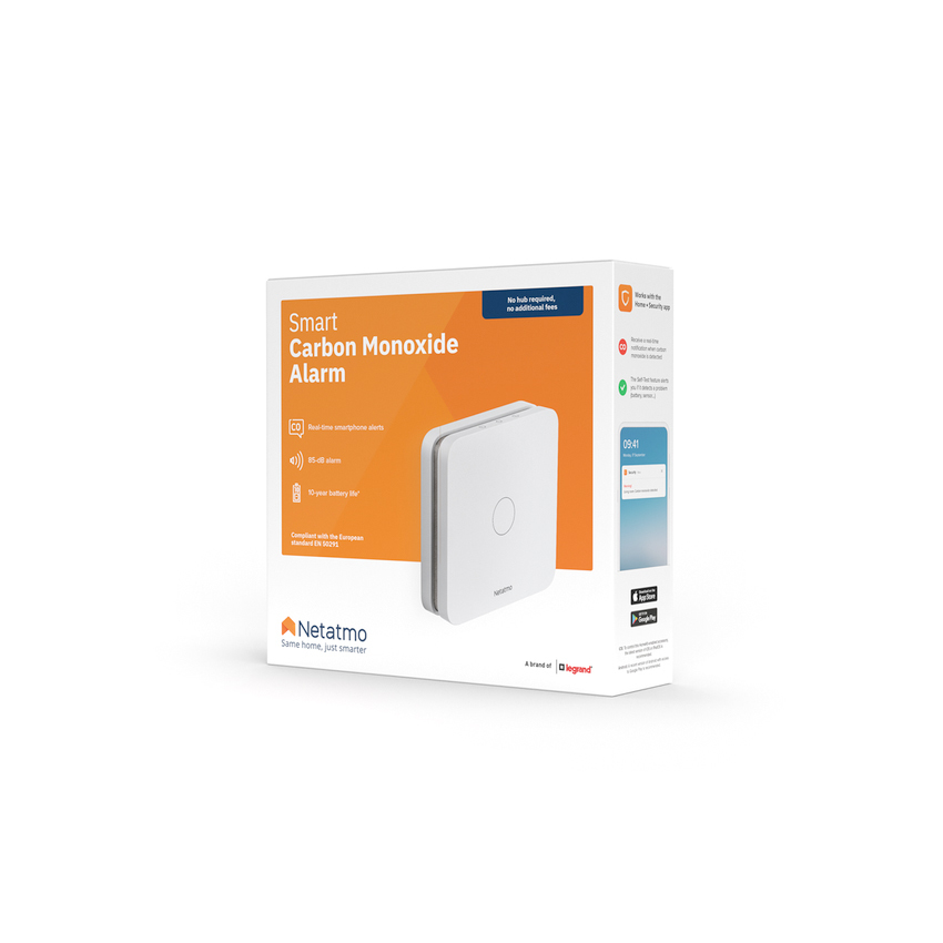 Netatmo Samrt Carbon Monoxide Alarm - inteligentny czujnik tlenku węgla