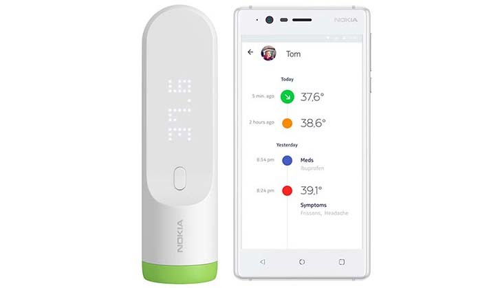 Withings/Nokia Thermo termometr Wi-Fi HotSpot Sensor (wyrób medyczny) (biały)