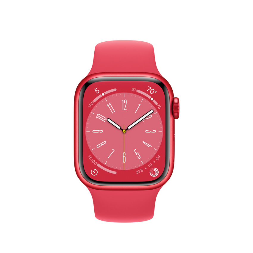 Apple Watch Series 8 41mm GPS + Cellular aluminium w kolorze (PRODUCT)RED z paskiem sportowym w kolorze (PRODUCT)RED