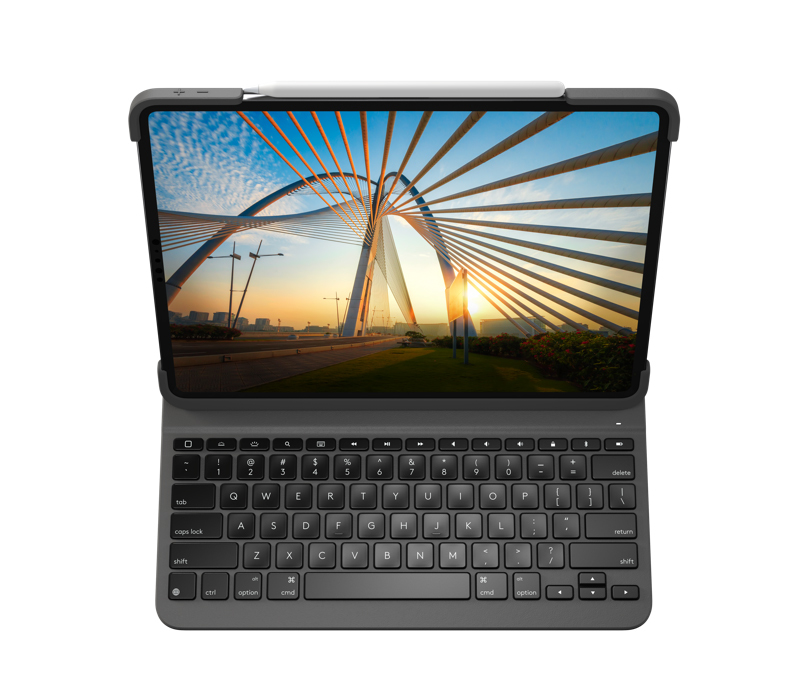 Logitech Slim Folio Pro etui z klawiaturą iPad Pro 12.9'' (3. i 4. generacji) (czarny)