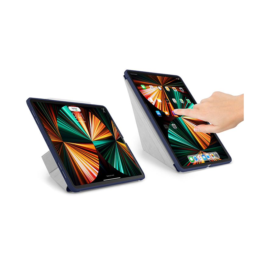 Pipetto Origami TPU etui do iPad Pro 12.9'' (5. generacji) (granatowy)