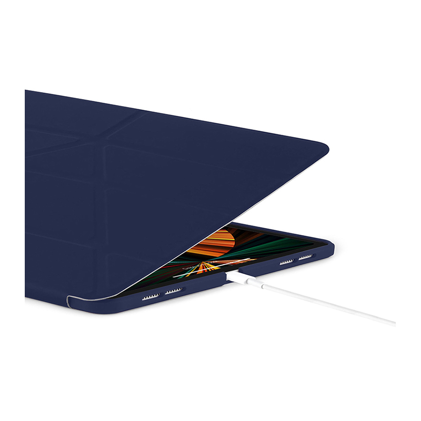 Pipetto Origami TPU etui do iPad Pro 12.9'' (5. generacji) (granatowy)