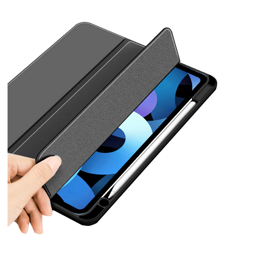 PURO Zeta Smart etui do iPad mini (6. gen) ze zdejmowaną klapką magnetyczną i uchwytem na Apple Pencil (czarny)