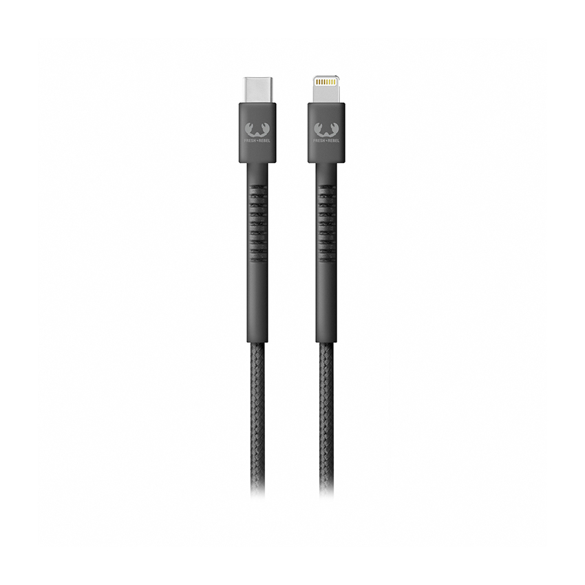 Fresh N Rebel kabel USB-C do Lightning 2m (Storm Grey)