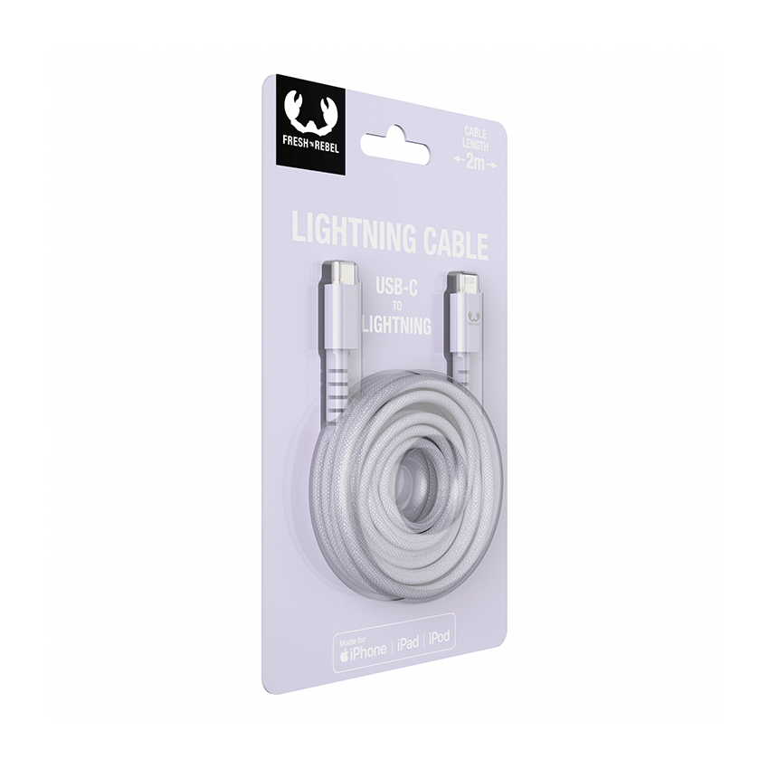 Fresh 'N Rebel USB-C to Lightning 2m Dreamy Lilac - kabel lightning