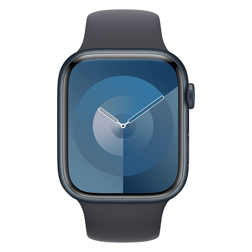 Apple Watch Series 9 45mm GPS + Cellular aluminium w kolorze północy z paskiem sportowym w kolorze północy - S/M
