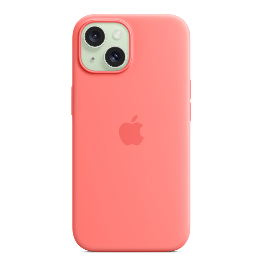 Zdjęcie do “Apple iPhone 15 Silicone Case with MagSafe - Guava”.